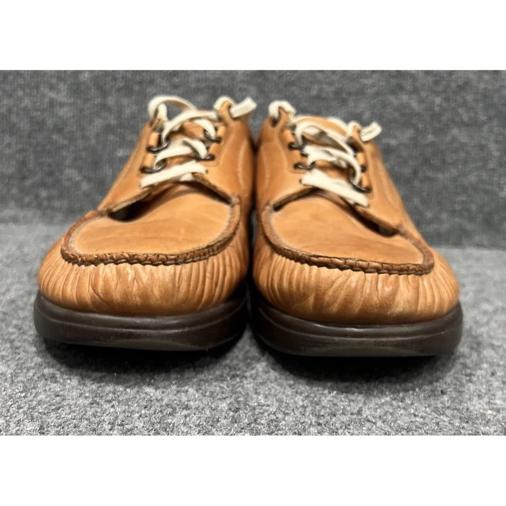 SAS Bout Time Lux Comfort Tan Leather Loafer Shoes Mens Size 12.5 N Orthopedic